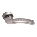 Ручка дверная ARCHIE S010 59HHP белый никель (перфорация)