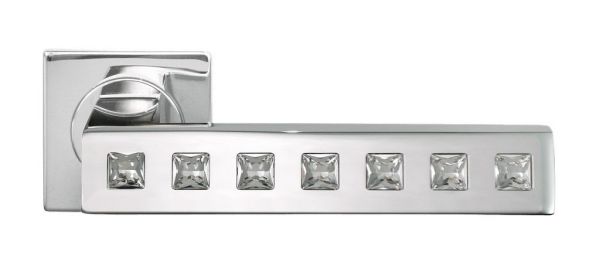 Ручка дверная MORELLI LUXURY DC-1-S CRO (CULLINAN), цвет — хром