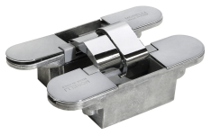 Скрытые петли MORELLI с 3-D регулировкой HH-3 PC, цвет — хром