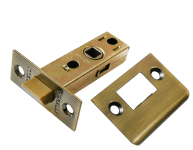 Защелка межкомнатная MORELLI LP6-45 AB, цвет — античная бронза (пластик. язычок)