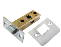 Защелка межкомнатная MORELLI LP6-45 SN, цвет — белый никель (пластик. язычок)