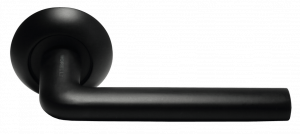 Ручка дверная MORELLI MH-03 BL «КОЛОННА», цвет - чёрный