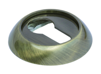 Накладки на ключевой цилиндр MORELLI MH-KH AB, цвет — античная бронза