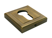 Накладки на ключевой цилиндр MORELLI MH-KH-S COF, цвет — кофе