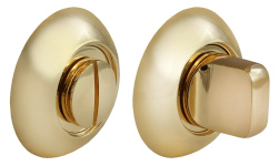 Завертка сантехническая MORELLI MH-WC SG/GP, цвет — матовое золото/золото