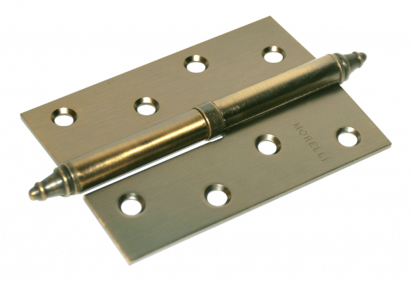 Петля MORELLI стальная разъемная с короной MS 100X70X2.5 L/R COF, цвет — кофе