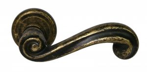 Ручка дверная MORELLI LUXURY PLAZA CC-1 OBA, цвет — античная бронза