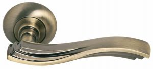 Ручка дверная MORELLI MH-14 MAB «МИРАЖ», цвет — матовая античная бронза
