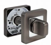 Завертка сантехническая MORELLI MH-WC-S55 GR/PC, цвет — графит/полированный хром