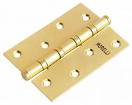 Петля MORELLI стальная универсальная MS 100X70X2.5-4BB SG, цвет — матовое золото