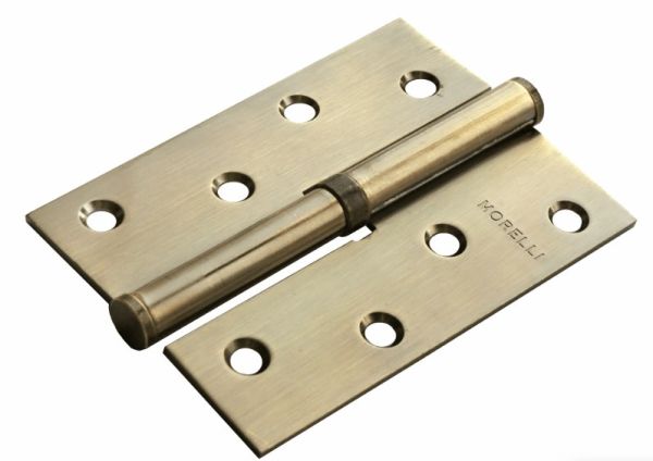 Петля MORELLI стальная разъёмная MSD 100X70X2.5 AB L/R, цвет — античная бронза