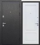 Входная дверь Толстяк Букле чёрный / Белый ясень