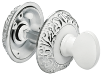 Завертка сантехническая MORELLI MH-WC-CLP W/PC, цвет — белый/хром